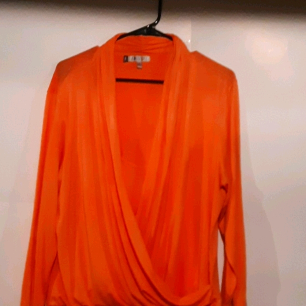 Women's top orange